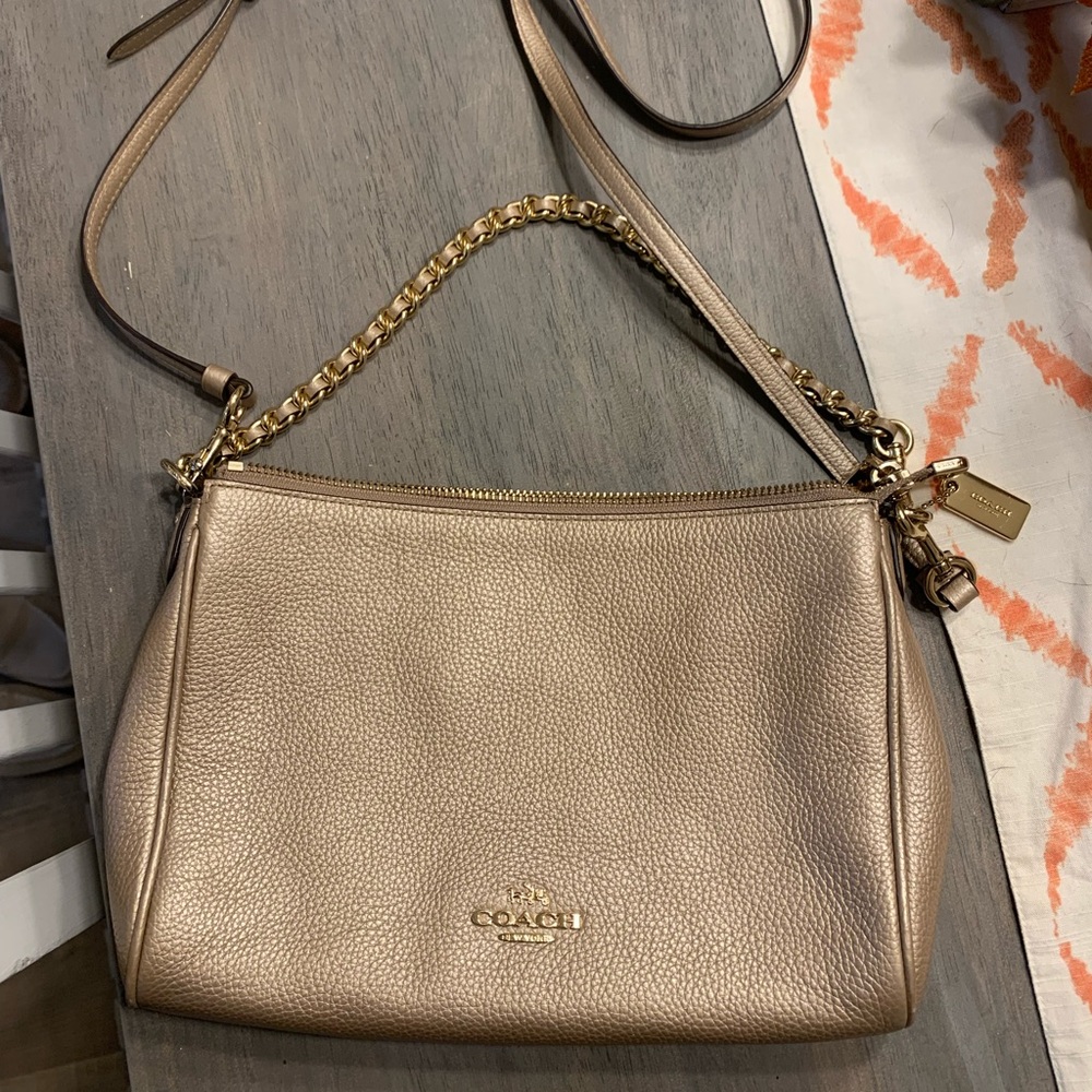 Gold Coach Crossbody